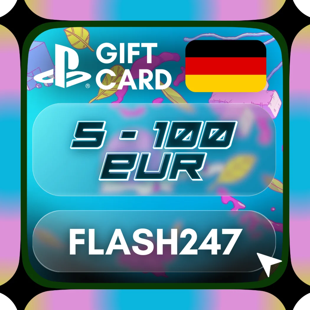 Подарочная карта PlayStation DE | 5 - 100 евро | АВТО