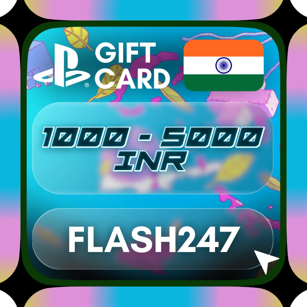 Подарочная карта PlayStation IN | 1000–5000 индийских р