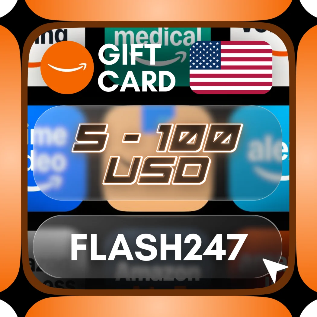 Подарочная карта Amazon США | 5–100 долларов США | АВТО