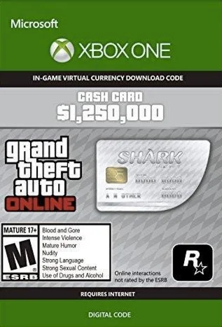 24/7 АВТО | GTA ONLINE White Shark Cash Card [Xbox]