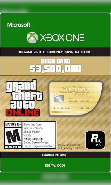 24/7 АВТО | GTA ONLINE Whale Shark Cash Card [Xbox]