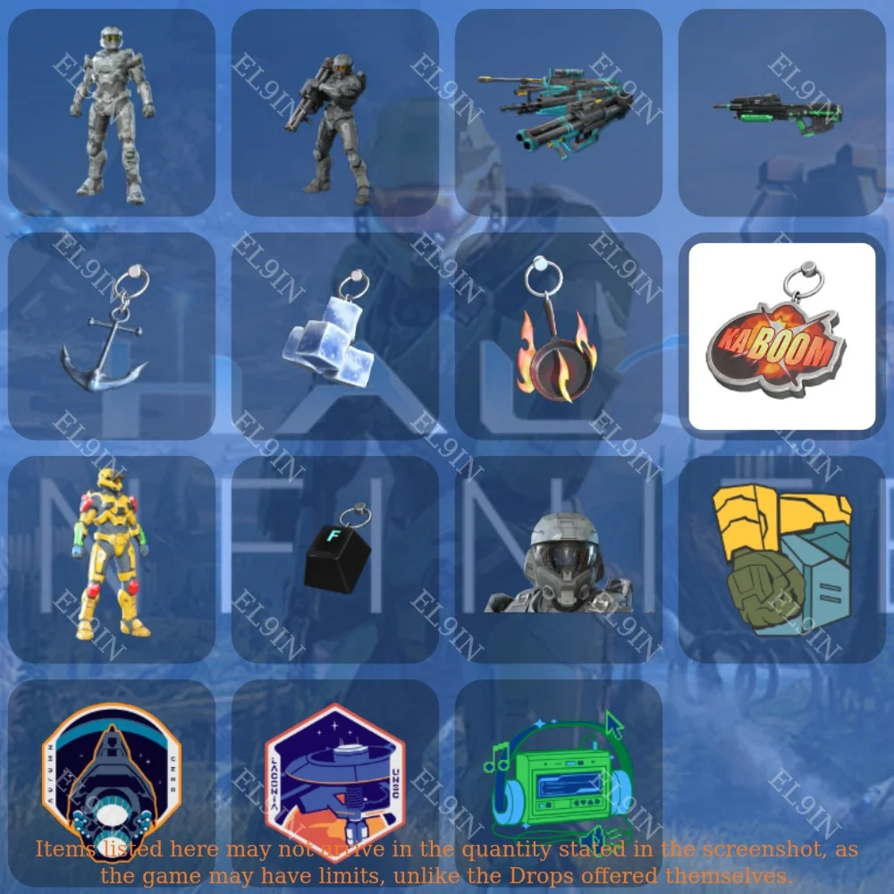Halo InfiniteТвич Дропс15 предметов + 