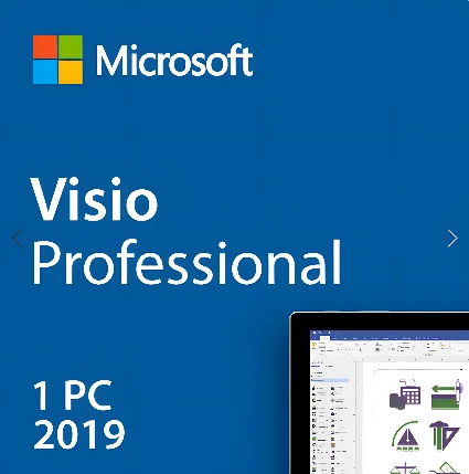 Visio 2019 Professional 🌎 Official Binding Online 🔑