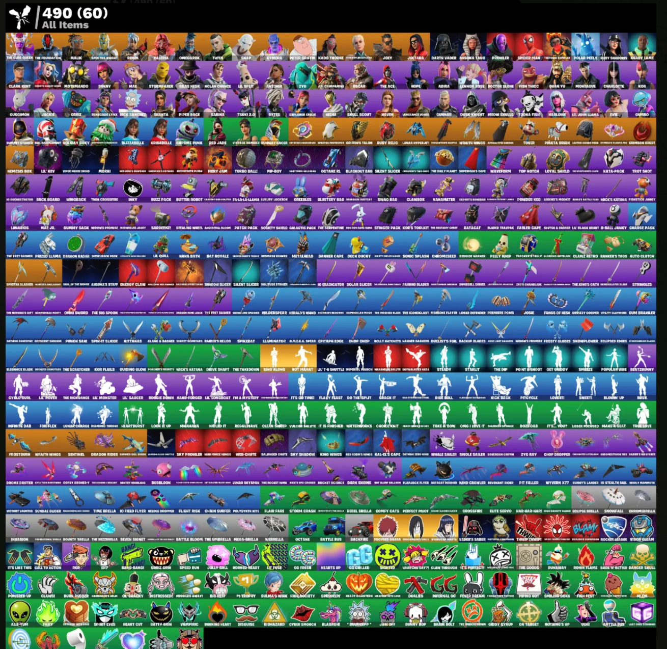 FN (ВСЕ ПЛАТФОРМЫ)79 скинов (11 платных) | 850 VB+