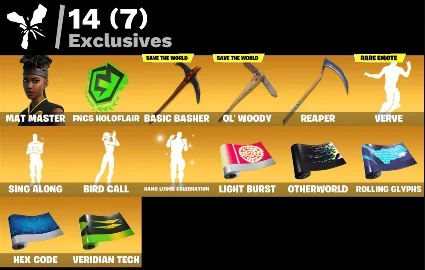 FN (ВСЕ ПЛАТФОРМЫ) | 135 скинов (13 платных) | 600 VB