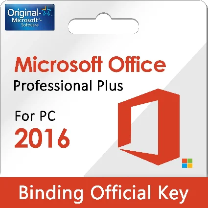 Office 2016 Pro Plus 🌎 Official Binding Online 🔑