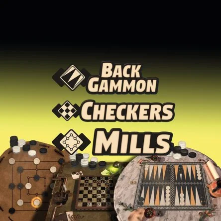 3in1 Game Collection:Backgammon + Checkers + (PS5)