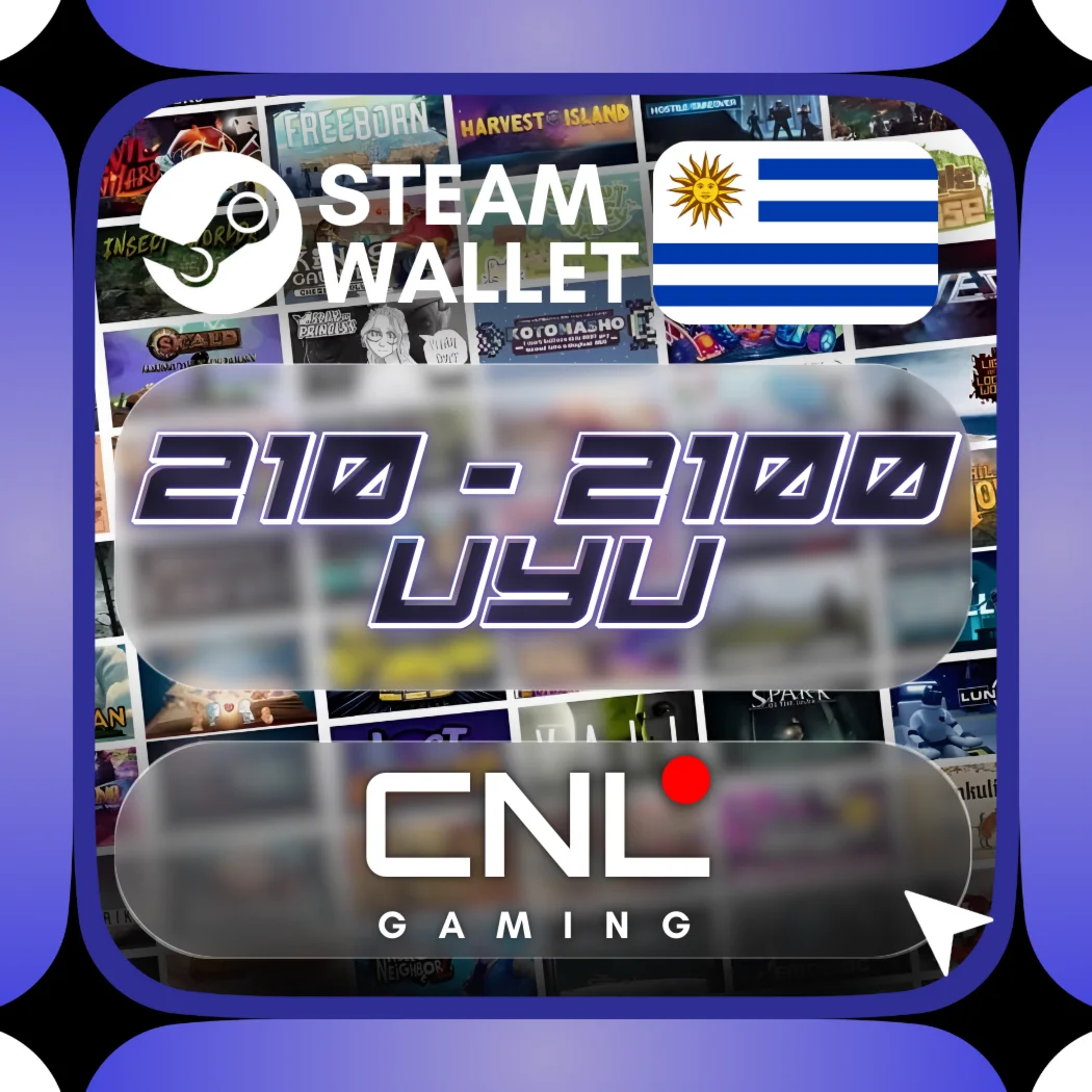 Steam Wallet Uruguay 210 - 2100 UYU (подарочная карта)