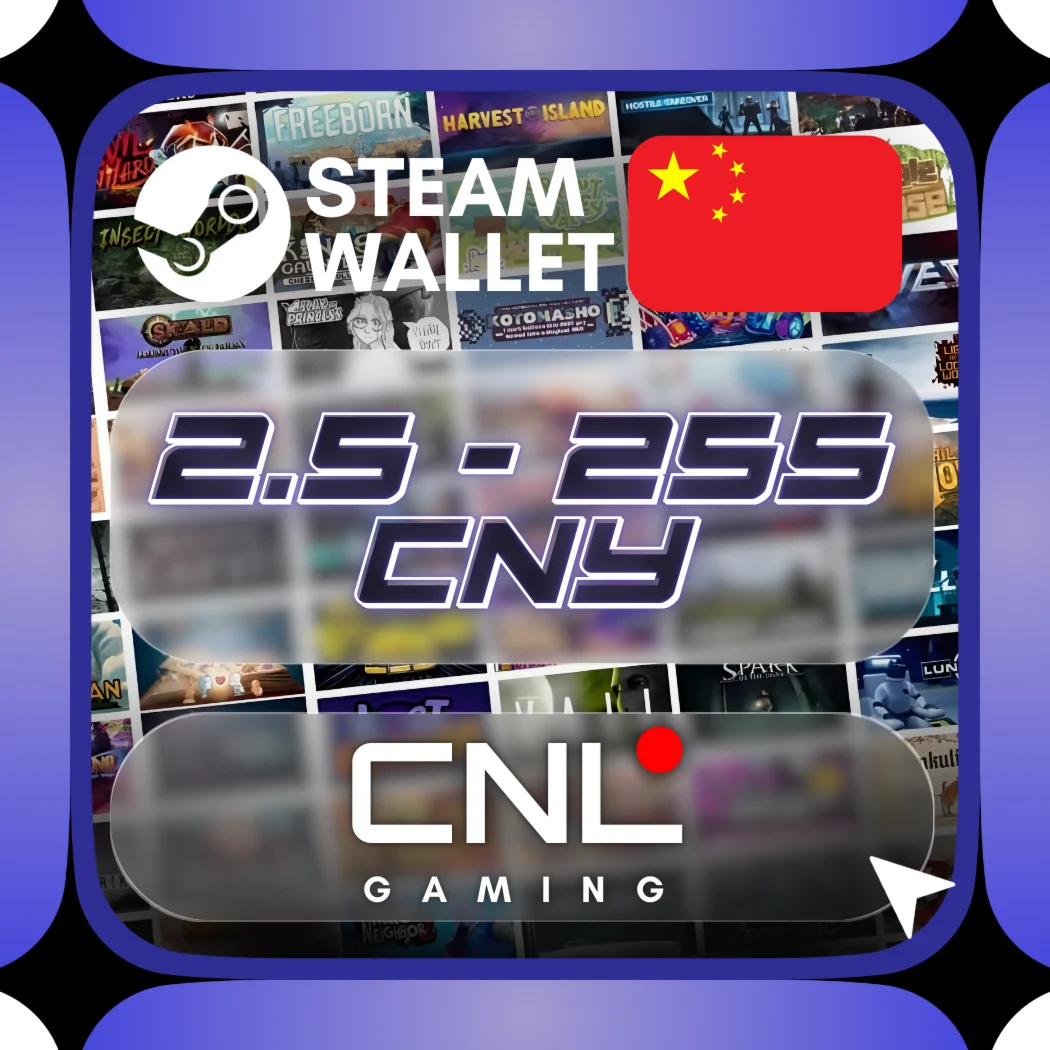 Steam Wallet China 2.5 ~ 255 CNY | Подарочные карты