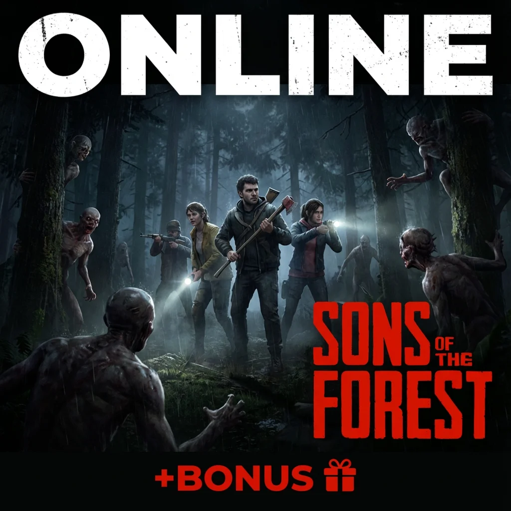 Sons Of The Forest, аренда STEAM ОНЛАЙН НА 2 ДНЯ