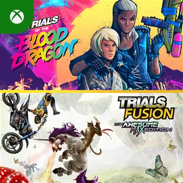 TRIALS OF THE BLOOD DRAGON + TRIALS FUSION AWESOME MAX 
