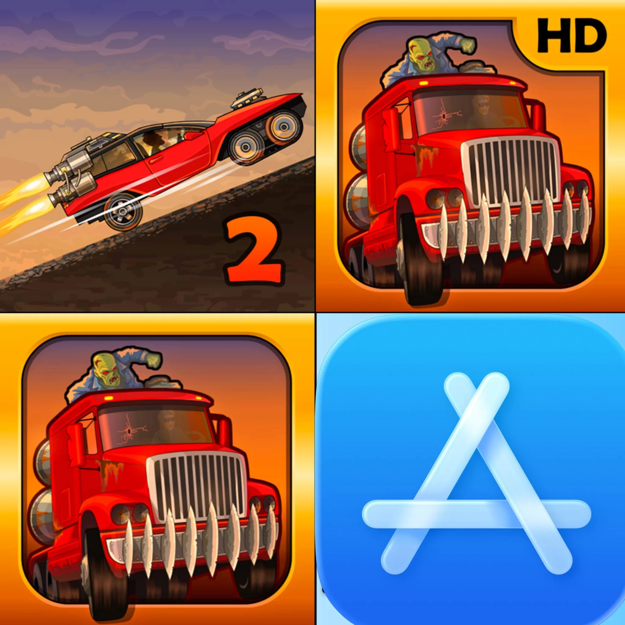 Earn to Die + Earn to Die 2  iPhone ios Appstore