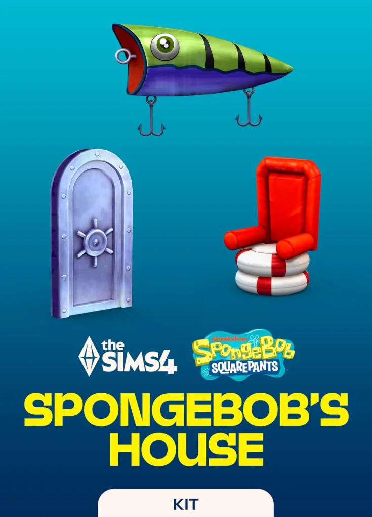 The Sims 4 spongebobs house - kit /EA/Origin🐭