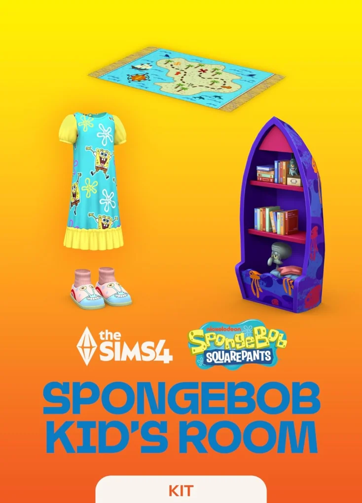 The Sims spongebobs kids room kit /EA/Origin🐭
