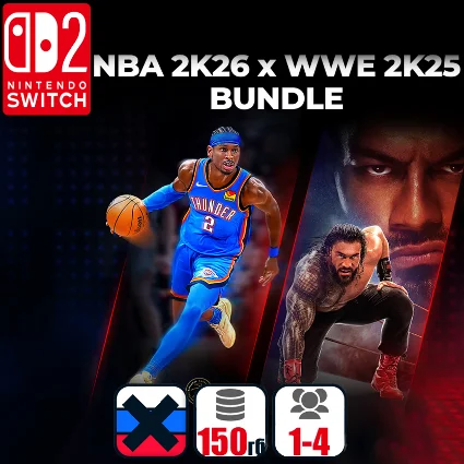 NBA 2K26 x WWE 2K25 Bundle | Nintendo Switch 2
