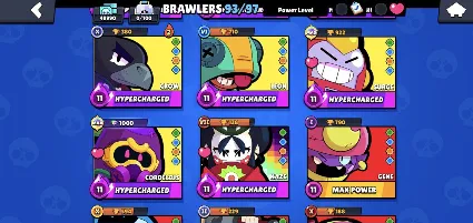 Brawl Stars: 93 БРАВЛЕРА 💎 12 легенд | 49990 ТРОФЕЕВ 🎁