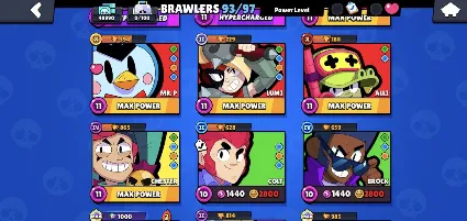 Brawl Stars: 93 БРАВЛЕРА 💎 12 легенд | 49990 ТРОФЕЕВ 🎁