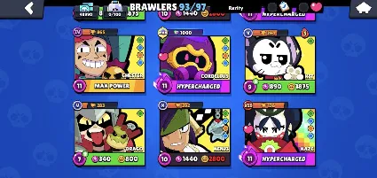 Brawl Stars: 93 БРАВЛЕРА 💎 12 легенд | 49990 ТРОФЕЕВ 🎁