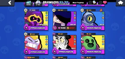Brawl Stars: 93 БРАВЛЕРА 💎 12 легенд | 49990 ТРОФЕЕВ 🎁