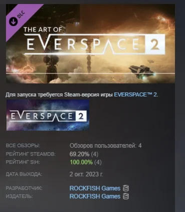 The Art of EVERSPACE™ 2 DLC STEAM РОССИЯ