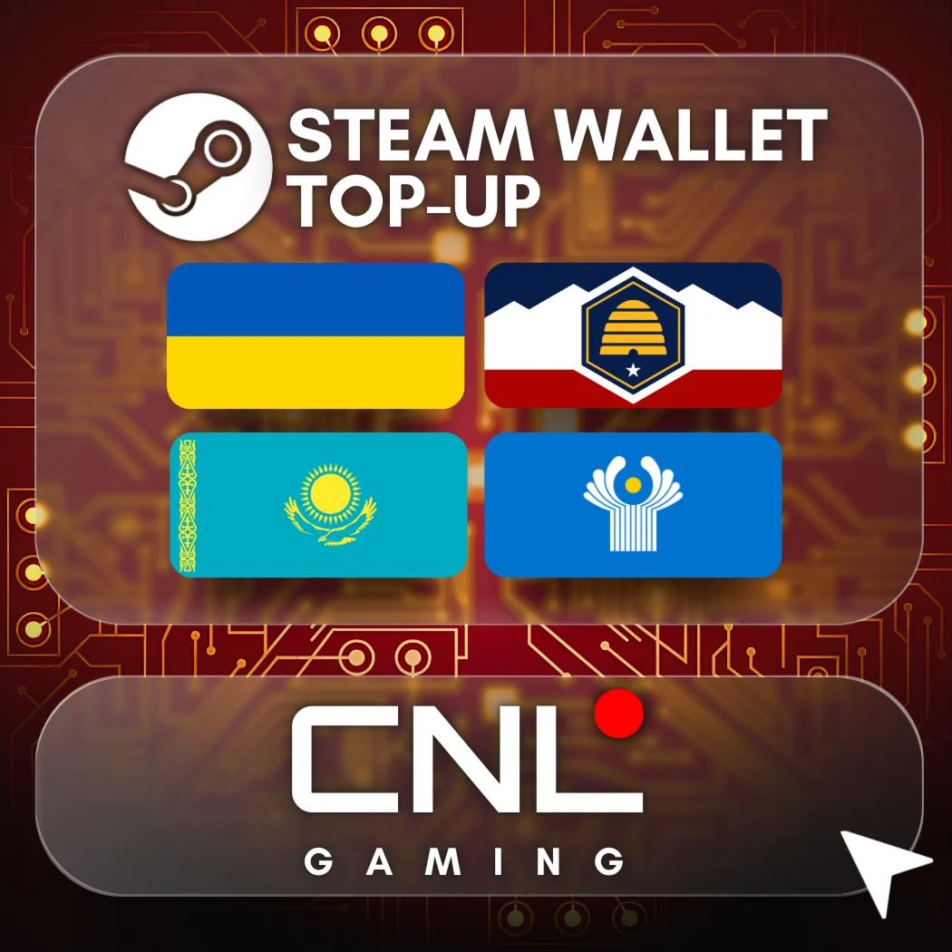 Пополнение кошелька Steam (RUB - UAH - KZT - CIS)