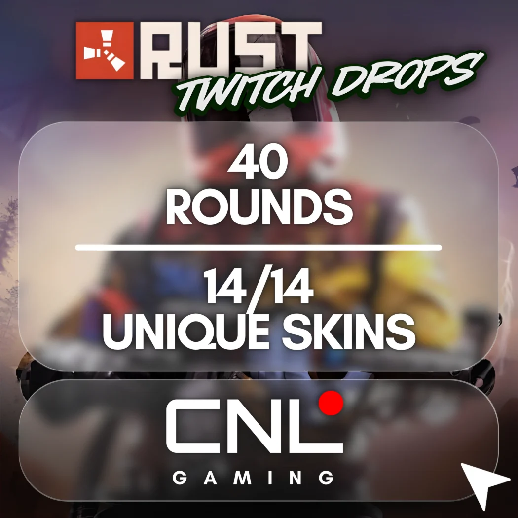 TWITCH DROPS RUST | 40 УНИКАЛЬНЫХ ОБЛИКОВ РАУНДА 14/14