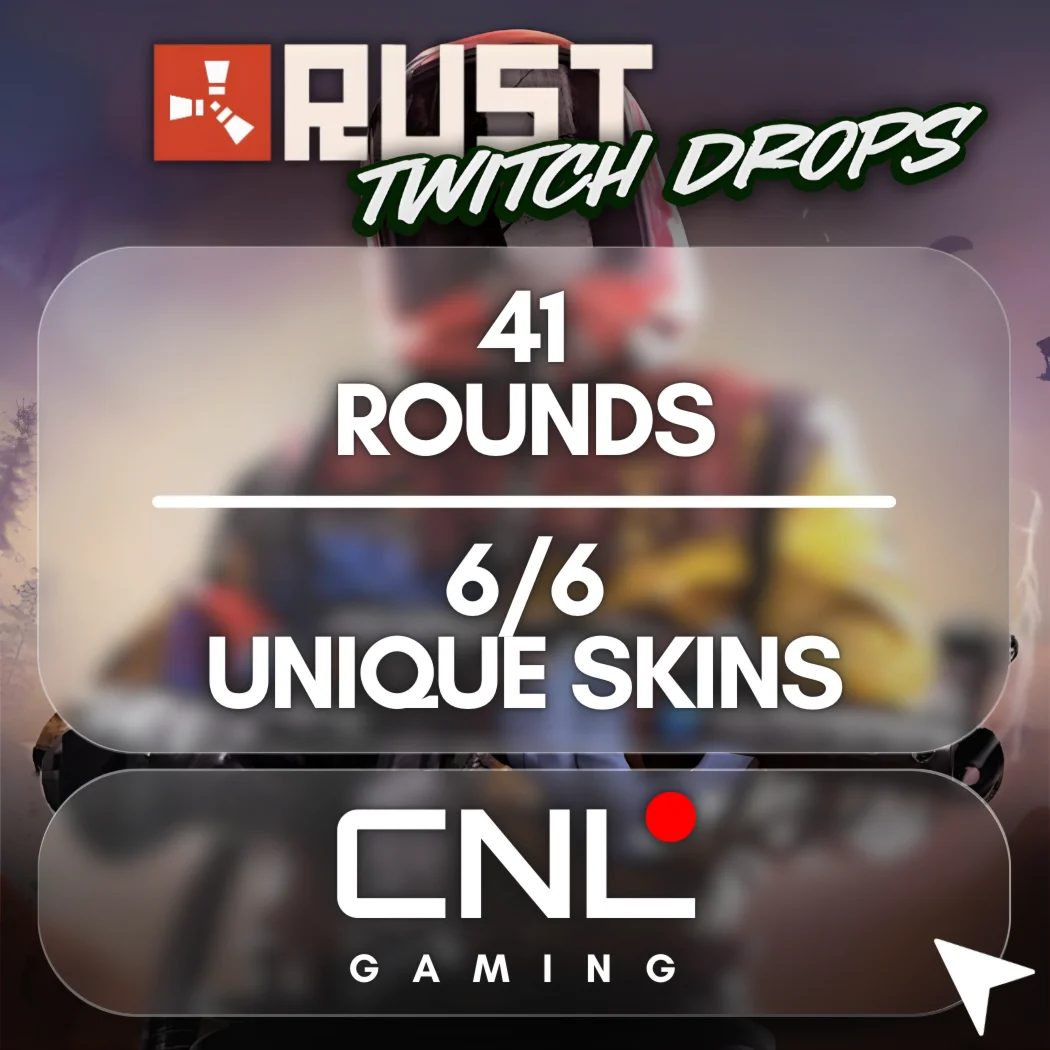 TWITCH DROPS RUST | 41 УНИКАЛЬНЫЕ ОБЛИКИ РАУНДА 6/6 |