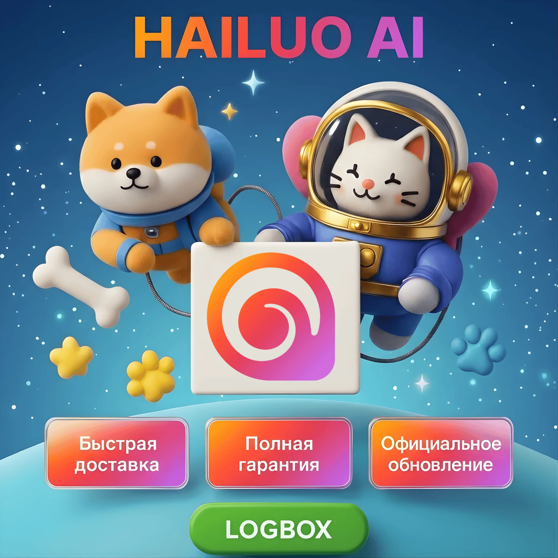 Hailuo AI – Создание Профессиональных AI-Видео, 1 Месяц