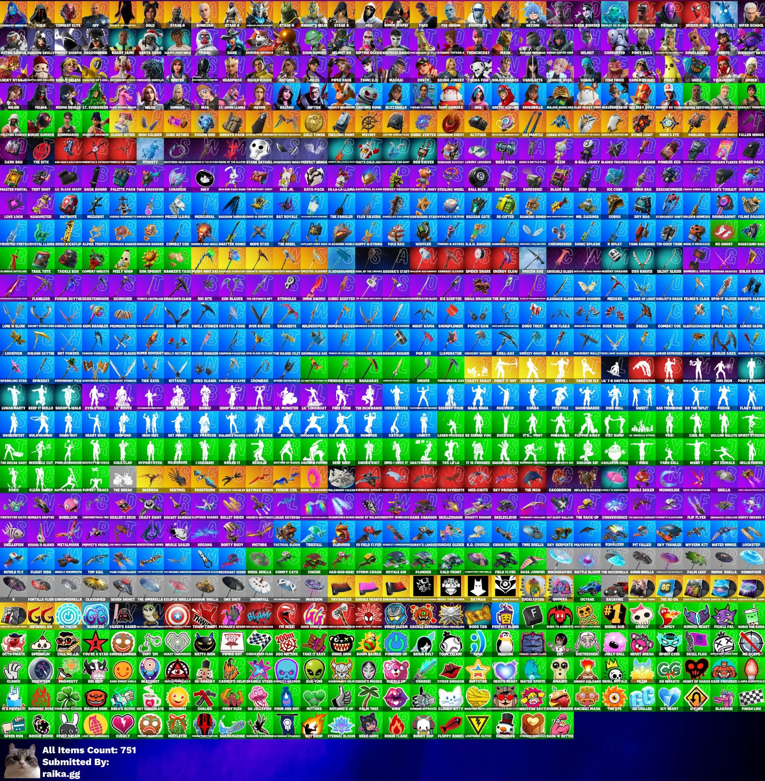 [3в1]/Автовыдача•FN•[116 скинов + Merry Mint Axe]•Почта