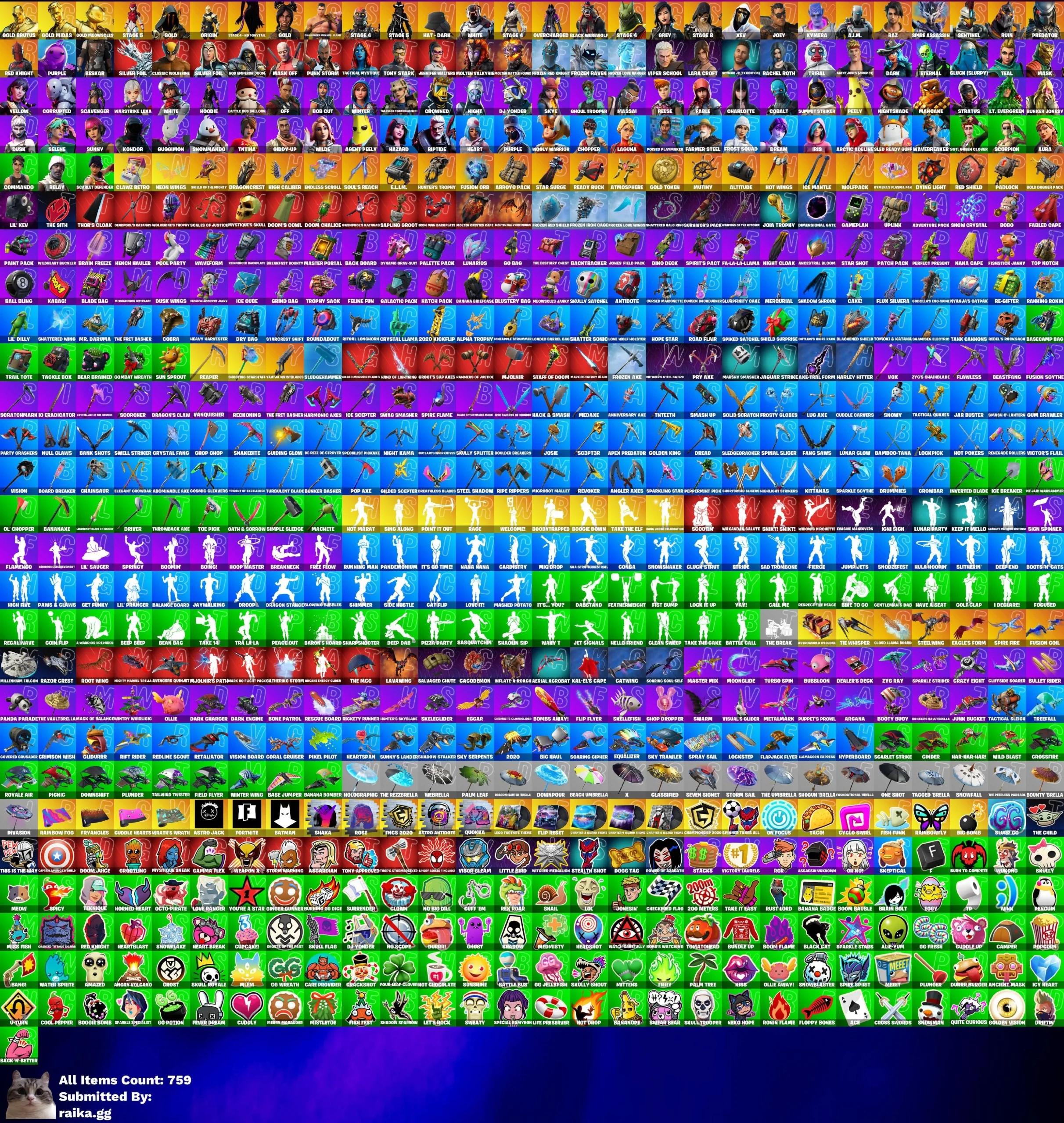 [3в1] / Автовыдача•FN•[115 скинов + 3 Gold Skins]•Почта