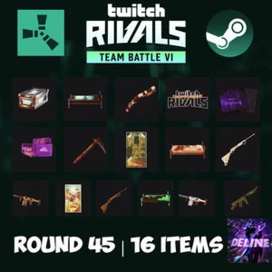 RUST TWITCH DROPS ✅ 45 РАУНД ГОТОВ ✨ 16/16 СКИНОВ🔥