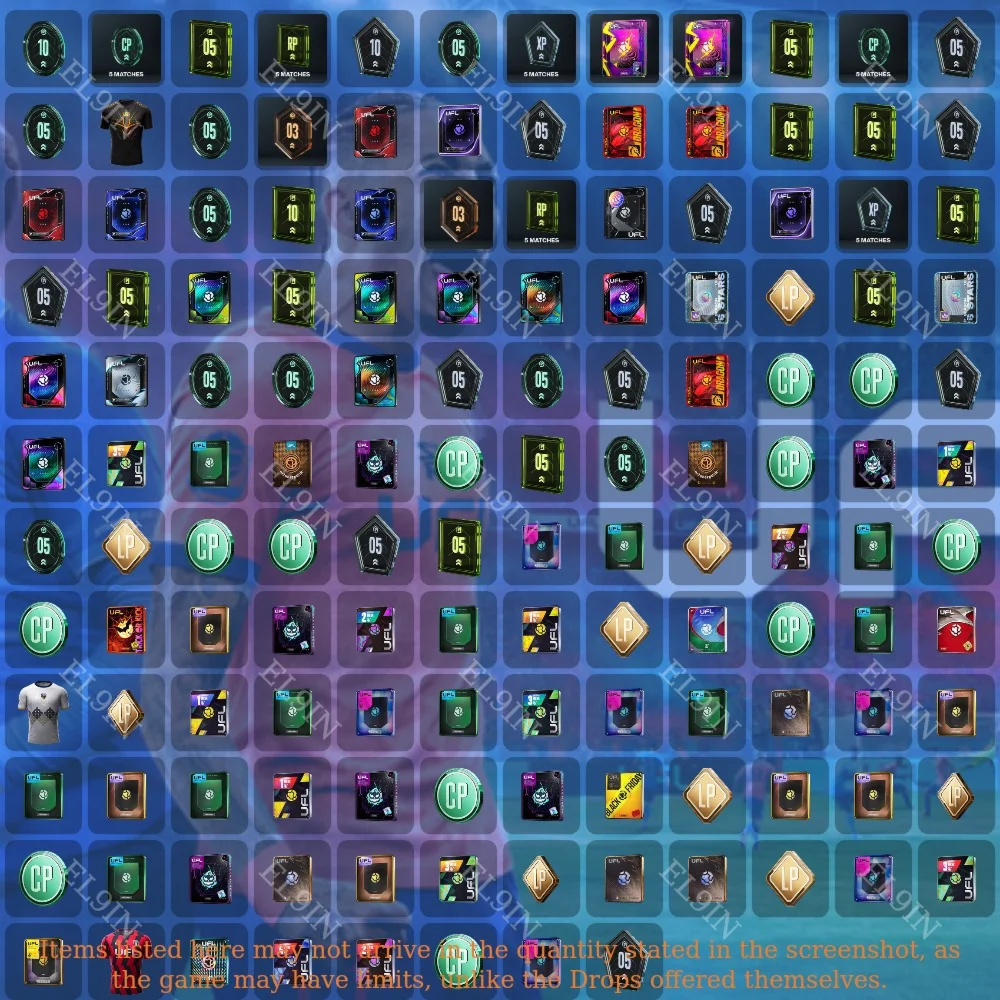 ⭐UFL💥Твич Дропс🎲140 предметов + 🎁