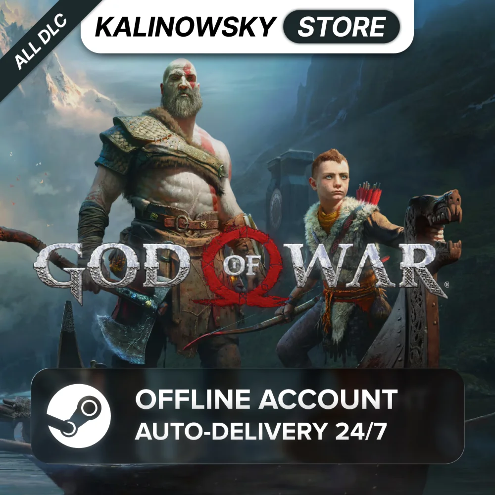 ⭐GOD OF WAR + RE8 DELUXE + RE7 GOLD + MAFIA · 24/7