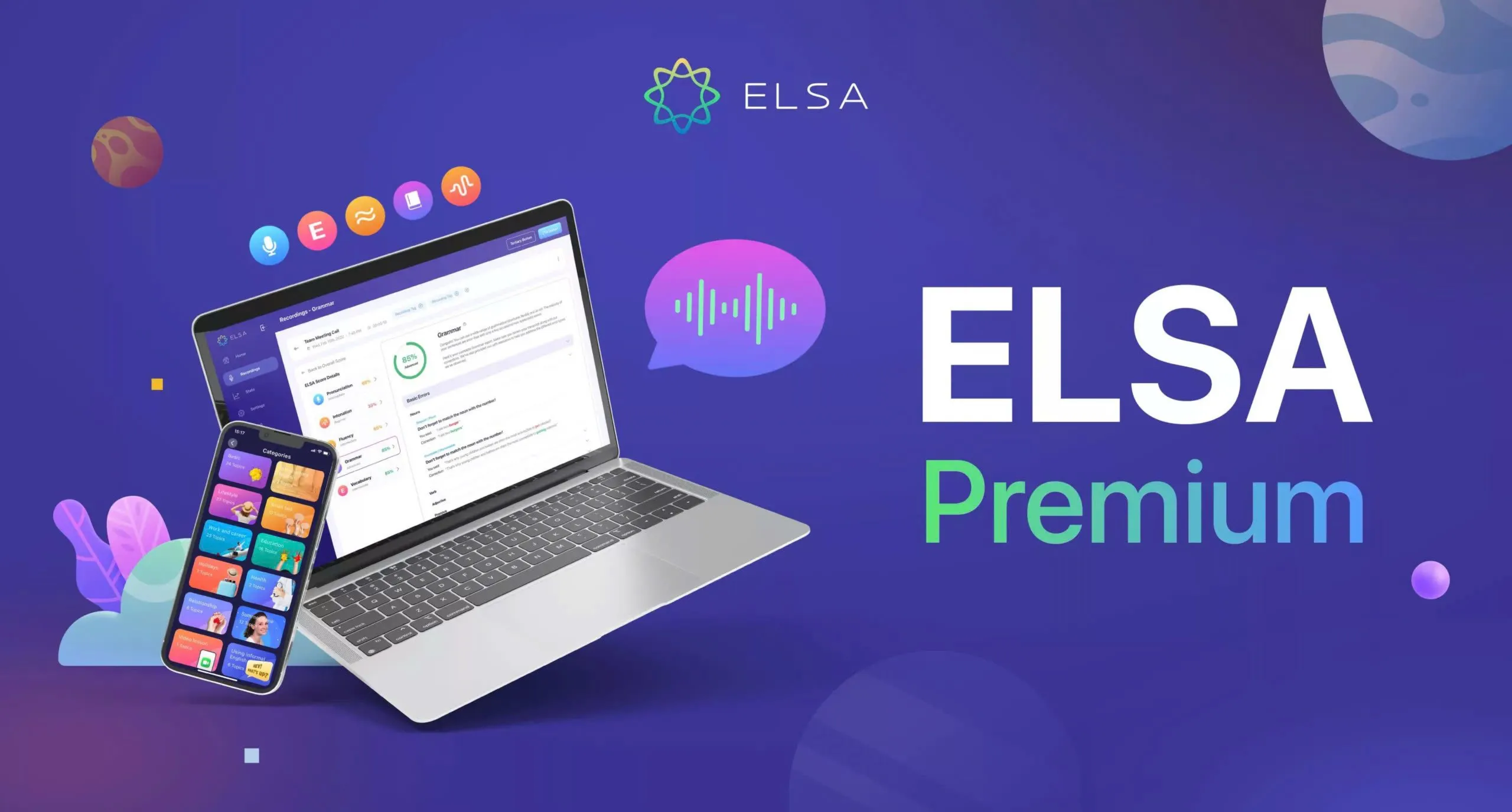 ELSA SPEAK PRO/PREMIUM 1 ГОД | СЧЕТ ВЛАДЕЛЬЦА