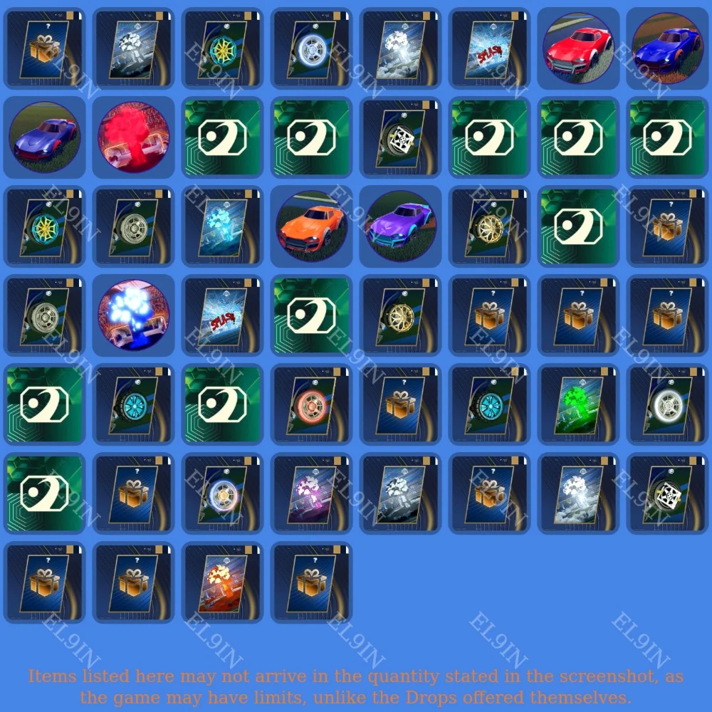 ⭐Rocket LeagueТвич Дропс52 предметов + 