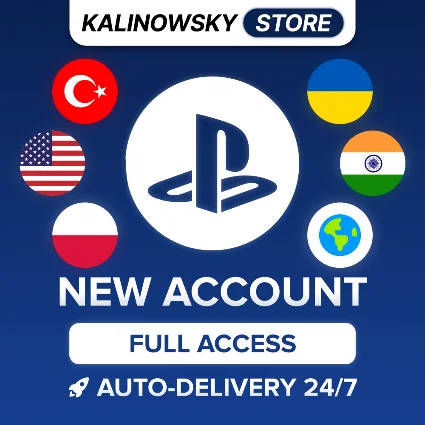 🔥 НОВЫЙ PSN АККАУНТ — ПОЛНЫЙ ДОСТУП · ВЕСЬ МИР