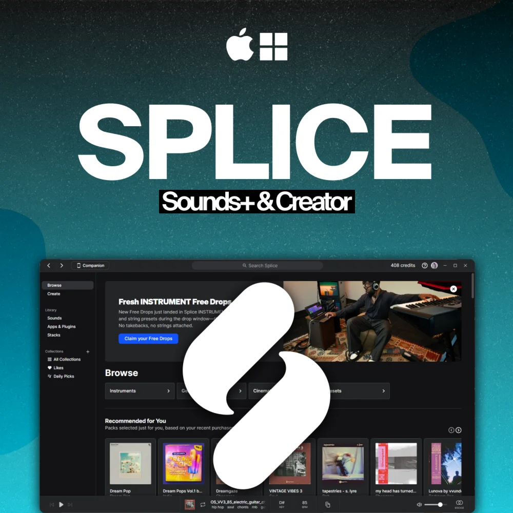 SPLICE 1-3 МЕСЯЦА, ПРОДЛЕНИЕ | Sounds+ & Creator