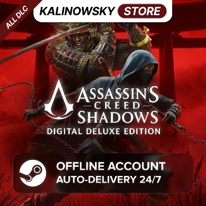⭐ ASSASSIN'S CREED SHADOWS DELUXE + ВСЕ DLC · АВТО 24/7