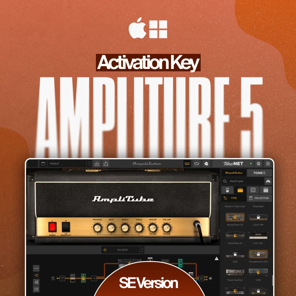 AmpliTube 5 [КЛЮЧ АКТИВАЦИИ] Автовыдача