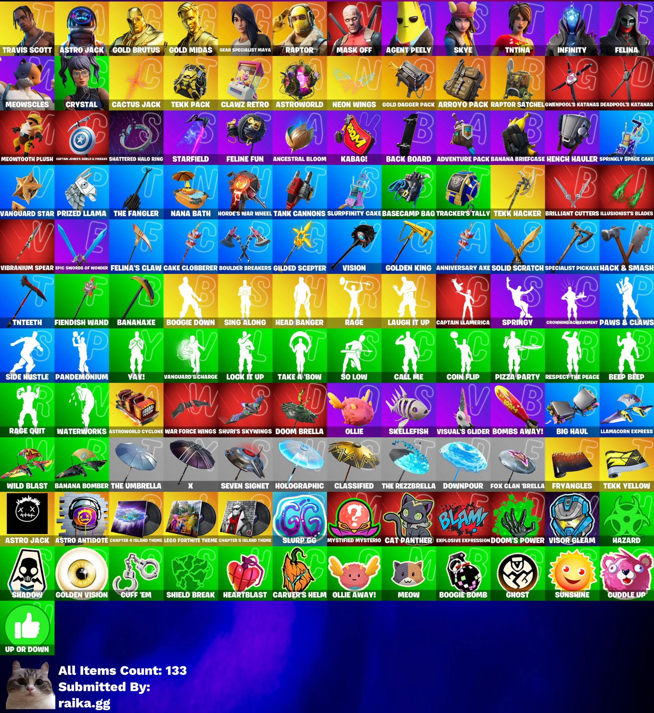 [3в1] / Автовыдача •FN•[14 скинов + Travis Scott]•Почта