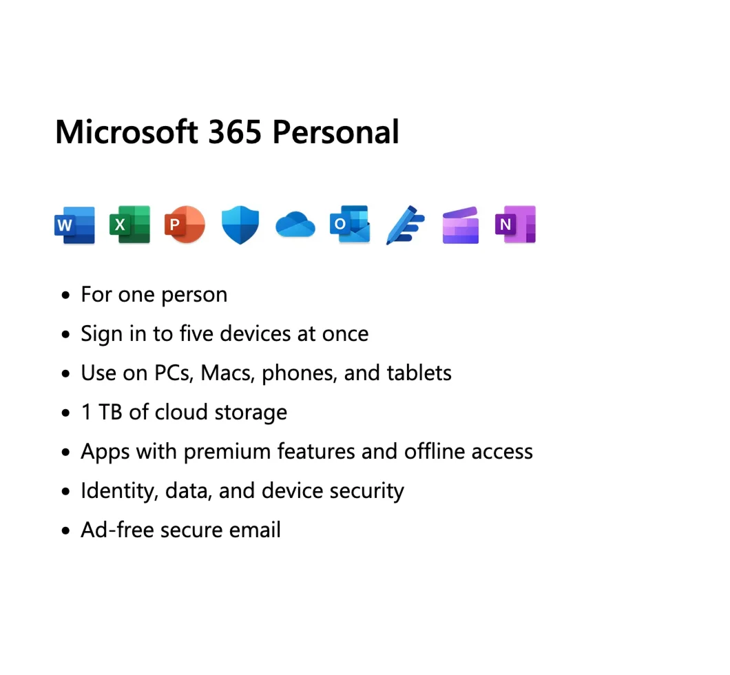Microsoft 365 Personal | Family | 3-15M Kyrgyzstan ????????