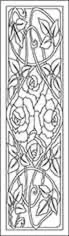 Шаблон для витража Х-1047
