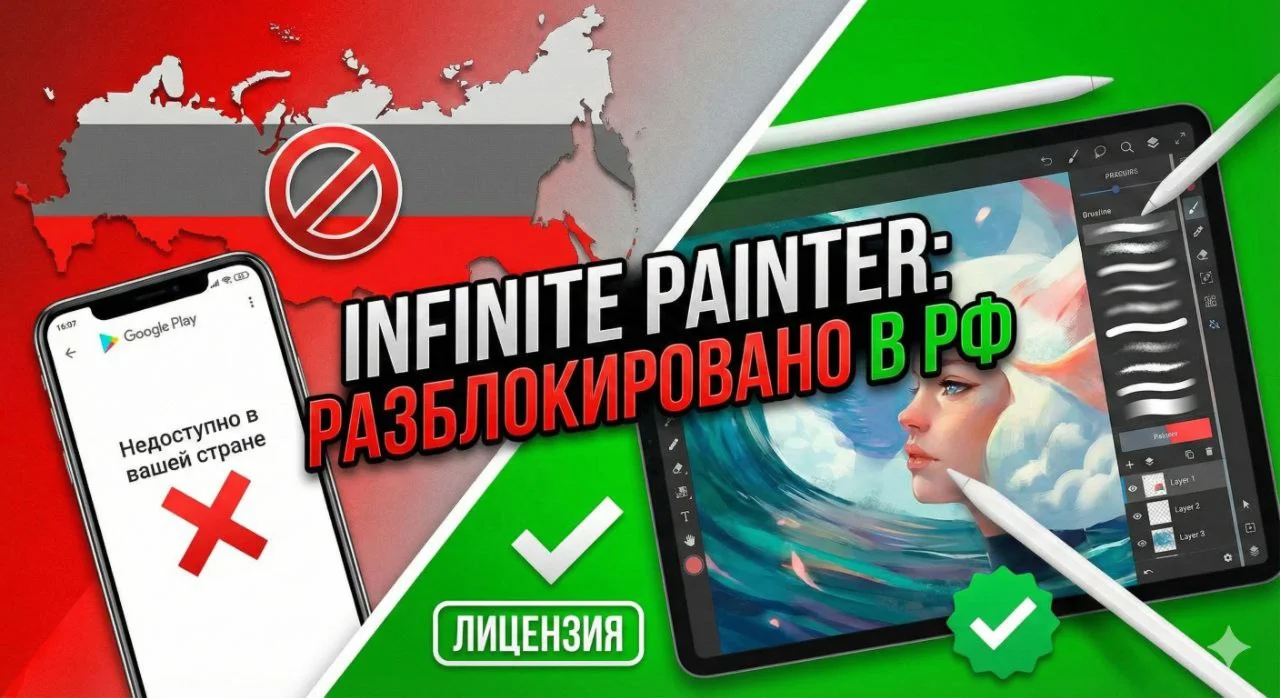 🎨 Infinite Painter PRO  (Android) Licens