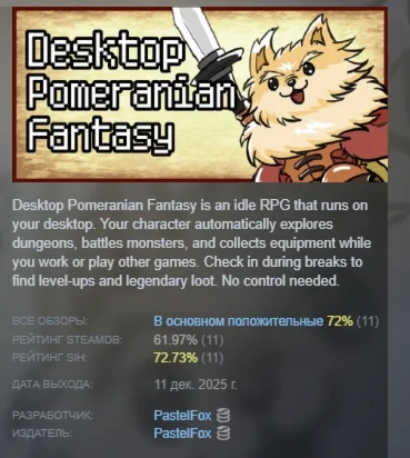 Desktop Pomeranian Fantasy АВТОДОСТАВКА STEAM РОССИЯ