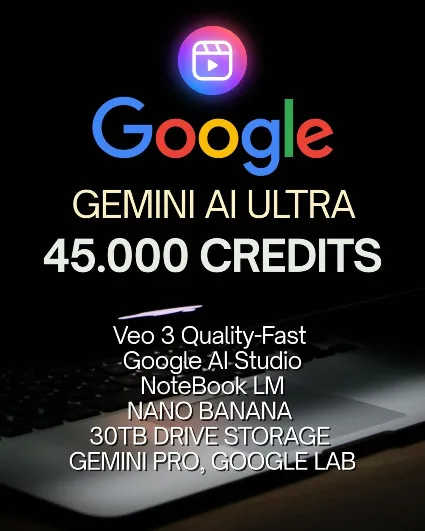 Gemini AI Ultra 30 Days Private Account