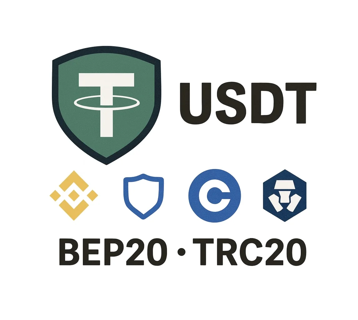 USDT на ваш адрес $1-100000$ Trust wallet,Binance etc
