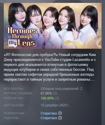 Heroines Through My Lens АВТОДОСТАВКА STEAM РОССИЯ