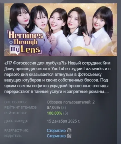 Heroines Through My Lens АВТОДОСТАВКА STEAM РОССИЯ