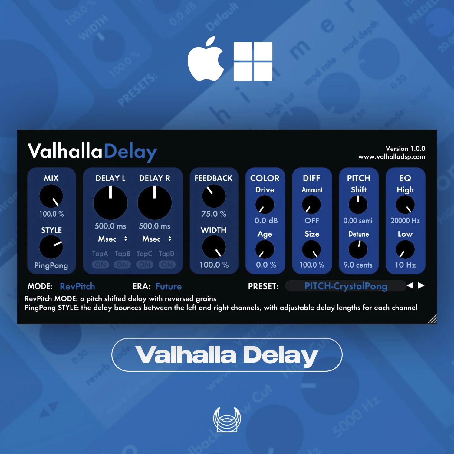 Valhalla DSP Delаy | АВТОДОСТАВКА 24/7