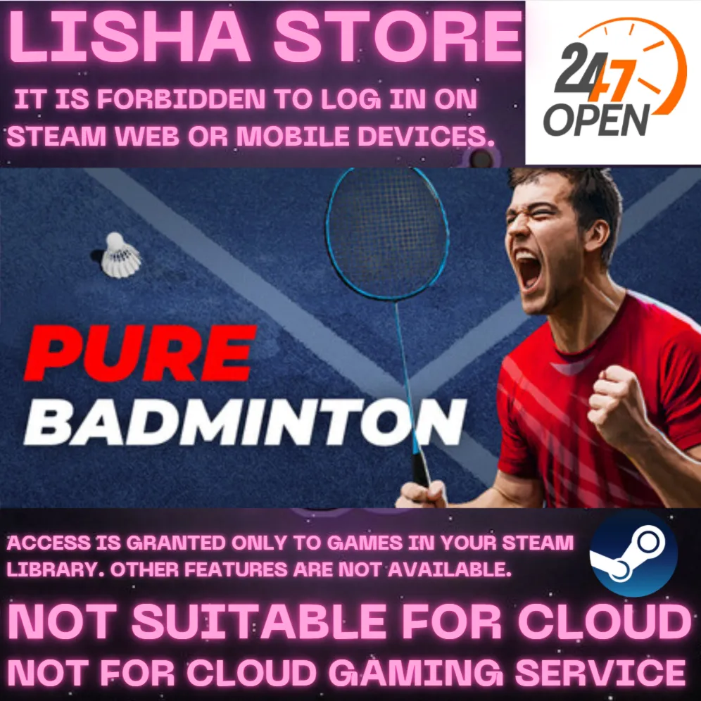 Pure Badminton Steam Offline For 90 days
